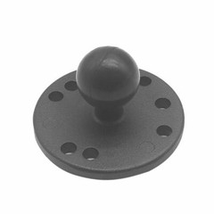 RAM B STYLE Mount 2.4-Inch Round Aluminum Base Multi Hole Pattern 1-Inch Ball