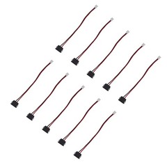 10X USB Type C Female Pigtail Cable to 2 Pin Wire Fast Charging Port DIY Cable