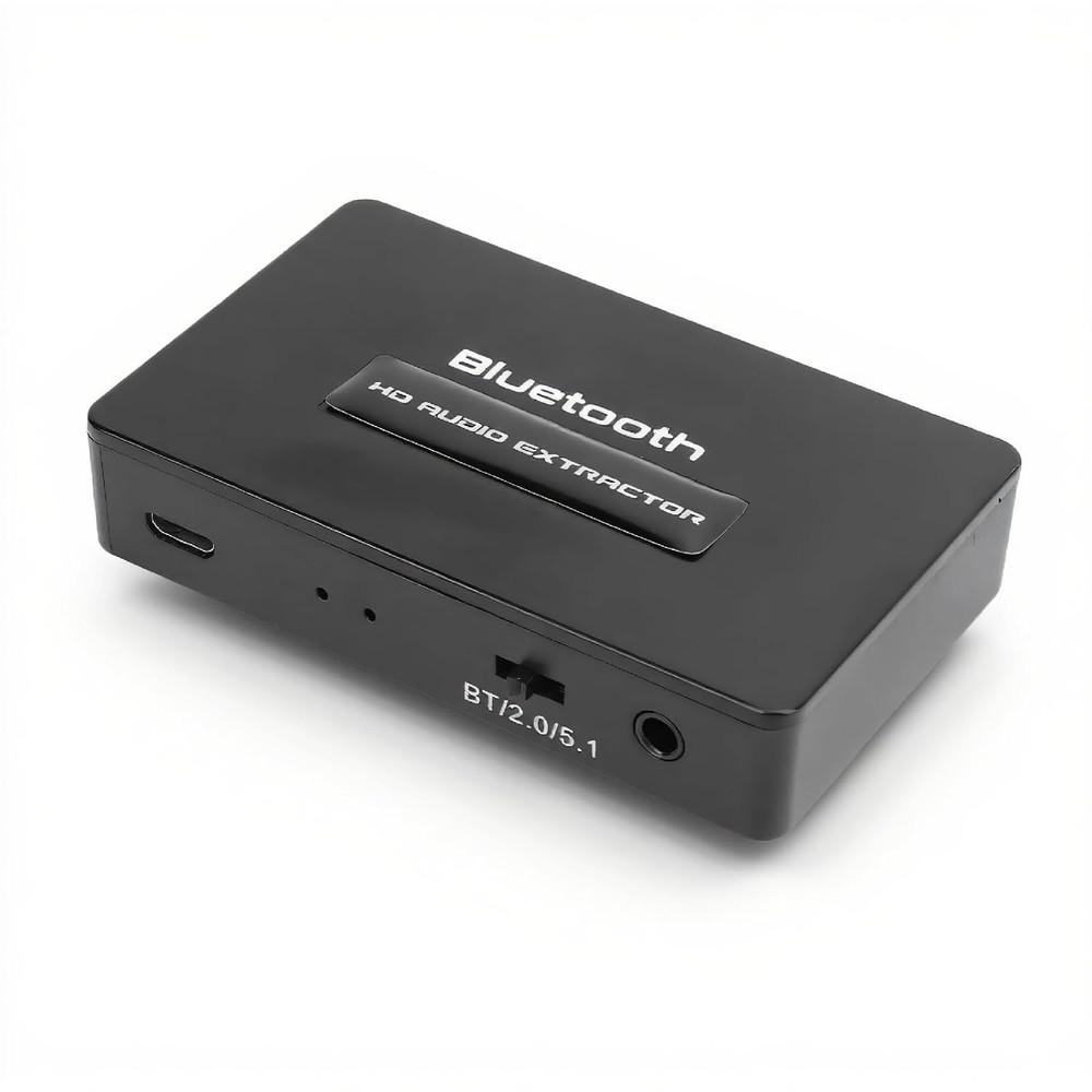 HDMI Audio Extractor Converter 4K 30Hz, HDMI to HDMI Bluetooth SPDIF 3.5Mm