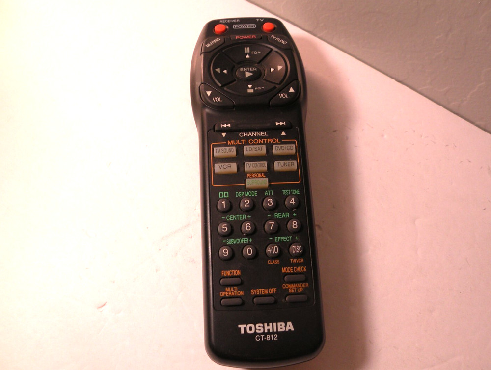 Toshiba Toshiba ct-812 Remote Control TESTED WORKS