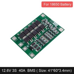 Battery Charger Box 12V 3S 7P 40A BMS Lithium-ion Battery Pack Kit Power US Ship