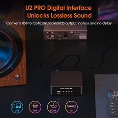 Mini XMOS XU208 USB to COAX/OPT/HDMI Audio Converter Digital Interface DSD256