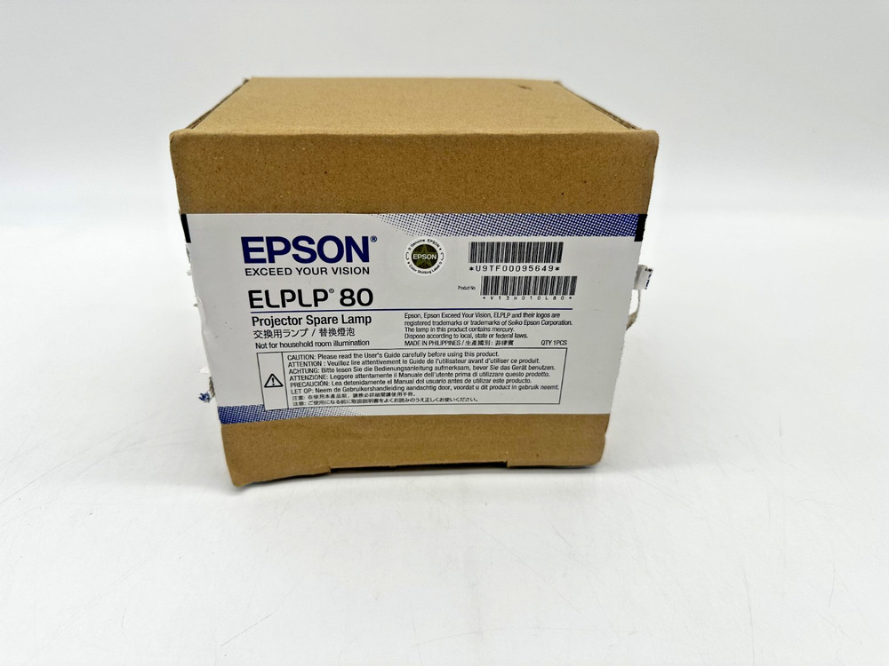 New Epson ELPLP80 Projector Lamp Genuine OEM