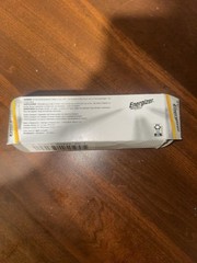 Energizer Industrial Alkaline 9V Block Battery EN22, 9V Size, 9V Voltage