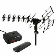 990 Mile 1080P HDTV Outdoor Amplified TV Antenna Digital HD TV UHF VHF 360 Rotor
