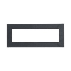 Metra Universal ISO DIN Trim Ring 1/2″ Border Textured Finish Black 89-40-0500