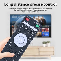 Set-Top Box Learning Remote Control for Unblock Tech Ubox Smart TV Box Gen 1/2/3