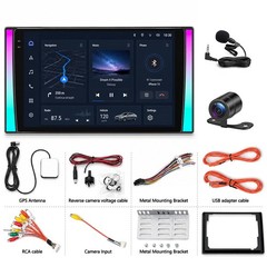 Double 2DIN 10.1” Android15 Car Stereo Radio GPS Navi SWC 5G WIFI FM Head Unit