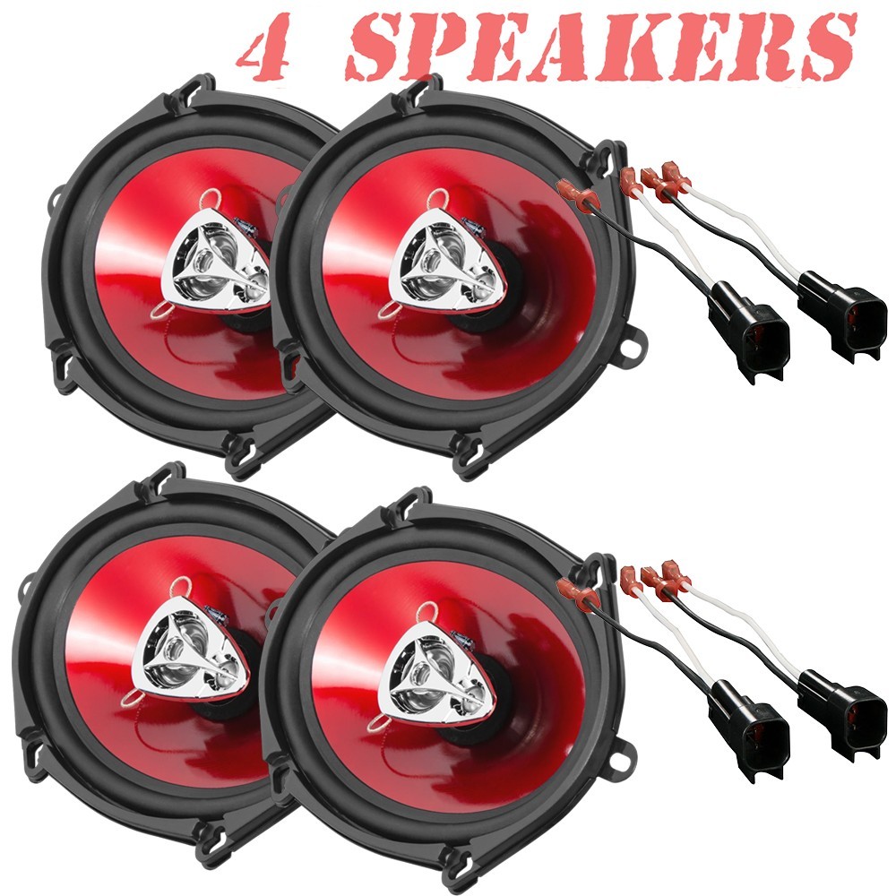 Boss Audio 300W 3-Way 5×7″ (6″x8″) Front/Rear speakers for 1999-2014 Ford F-150