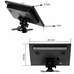 1080P 10.1″ LCD CCTV Monitor PC Screen AV RCA VGA HDMI Display Video US Plug
