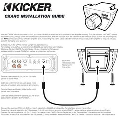 NEW! Kicker 46CXARC replaces 43CXARC Wired Bass Remote Knob PXA PX CXA CX DX