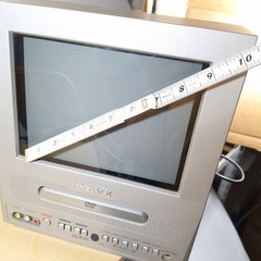 Magnavox 9 Inch CRT TV With REMOTE! DVD Player, Composite Video (9MDPF20)