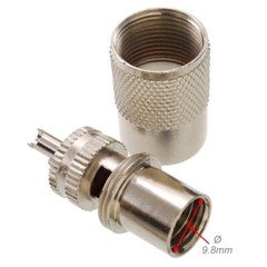 10X UHF PL-259 Male Solder Type RF Connectors for RG8/RG213/LMR400 Coax Wire USA