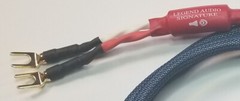 Legend Audio 8ft. Bi-Wire Speaker Cables 9 AWG * SPADES TO banana Signature