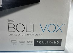 TiVo Bolt Vox 500GB TCD849500V 4k Ultra HD NEW SEALED