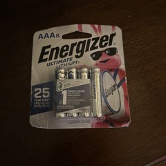 Energizer Ultimate Lithium AAA Batteries 8 Pack (L92SBP-8) BRAND NEW
