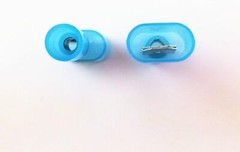 Male Spade Terminals Crimp Connectors Insulated 16-14 AWG Blue 50/100/150PCS