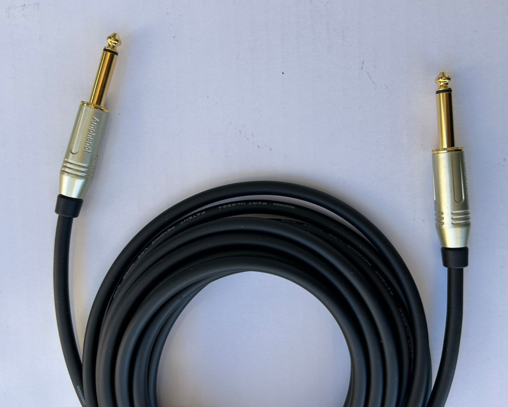 1’FT -25FT Mogami Guitar Instrument Cable Amphenol Gold1/4 TS to 1/4 TS Audio V2