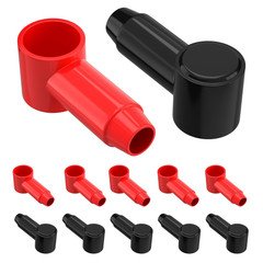 12 Pack Silicone Battery Terminal Cover Protector 1/0 AWG – 4/0