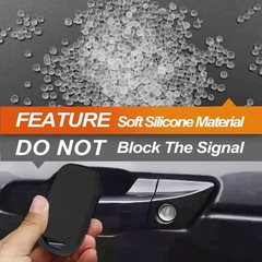 Silicone Key Fob Cover Fit for ATS CTS DTS Escalade ESV SRX STS XTS Corvette