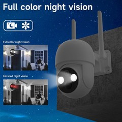 Solar Camera 4MP Wireless Outdoor Solar Battery Security Camera WiFi Smart Home