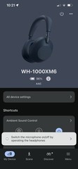 Sony WH-1000XM6 Blue Over-Ear Wireless Noise Cancelling Bluetooth Headphones