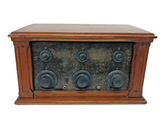 Vintage Howard Type A Neutrodyne Radio Battery Operated Wooden 1920s – WORKS