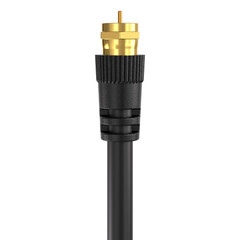 2-Pack RG6 Dual Shield Coax Cable Black 75Ohm TV Antenna Internet 3ft–100ft Lot