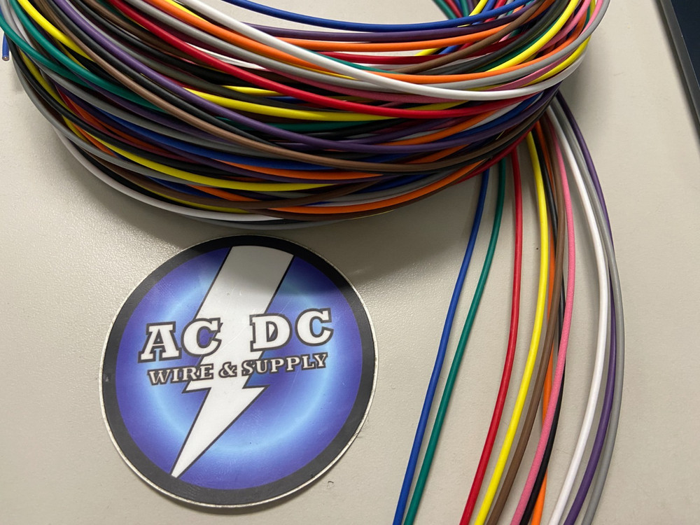 18 AWG TXL HIGH TEMP AUTOMOTIVE POWER WIRE 11 COLORS 10 FT EA