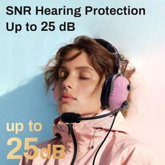 viation Headset for Pilots with Mono Sound and Passive Noise Cancellation, PNR A