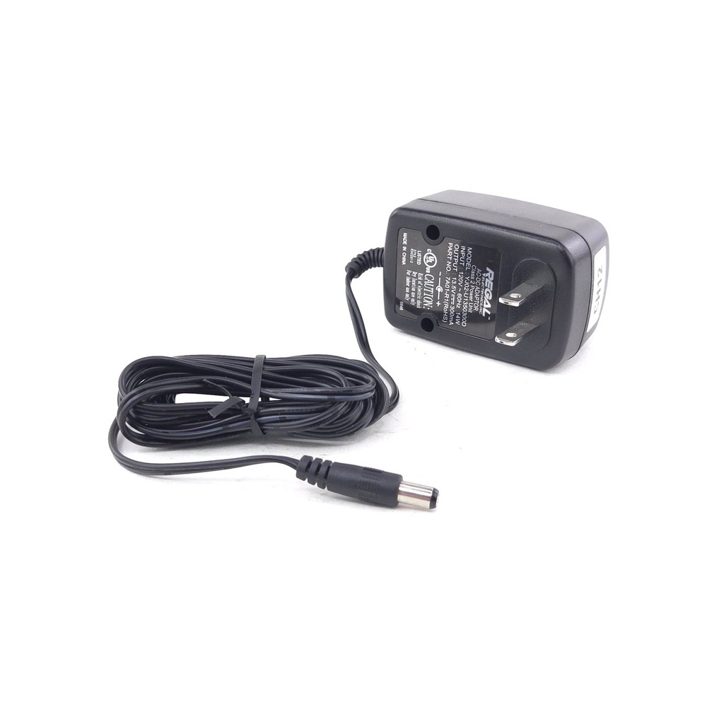Regal YJ02-U1350300D AC/DC Power Supply Adapter 120V 14W 60Hz Output 13.5V 300mA