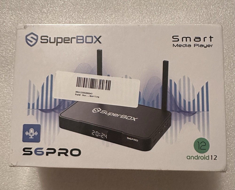 SUPERBOX S6 Pro Streaming Smart Media Player Android TV Box