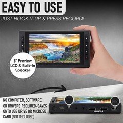 SoundBeast 4K HD Video Capture Box – or Live Stream Medium, Black