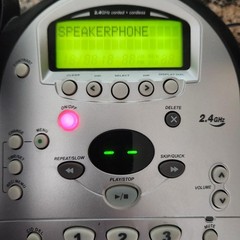AT&T Corded Telephone Answering System Model 1487 TESTED w/ Pwr. Adapter, Manual