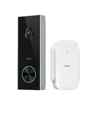 AOSU Video Doorbell Pro V8P1AX11 + WiFi Homebase Black/Space Gray Open Box