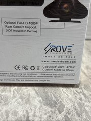 ROVE Stealth 4K Dash Cam Front Night Vision Motion Detection 3840x2160P GPS WiFi