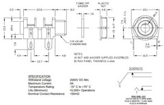 Two New Original Style ‘Cliff’ 1/4″ Input jacks for Vox AC-15 & AC-30 Amplifiers