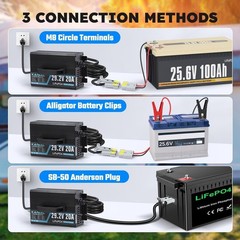 24V 20A Lithium Battery Charger 29.2V LiFePO4 Battery Charger 24 Volt Lithium Ch