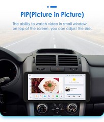 8+128GB 10.33″ Android 12 Rotatable 1 DIN Car Stereo Radio WiFi GPS Navi CarPlay