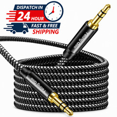 AUX Cable 10Ft, 3.5Mm Audio Cable Long Aux Cord Male to Male 10 Feet Auxiliary H
