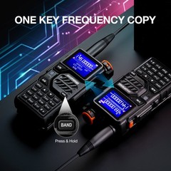 Baofeng K5 Plus Tri-Band Ham Radio | VHF/UHF/1.25M | Tri-Power | NOAA