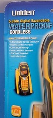 Uniden 5.8GHz Expandable Waterproof – Submersible Handset Phone – Caller ID