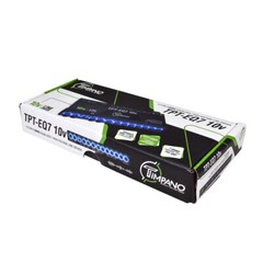2x Timpano TPT-EQ7 7 Band 1/2 Din Graphic Car Audio EQ Front Rear + Sub Output