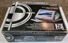 SeViC Systems Vision Liberty Compact7 7″ DVD/MPEG4 Player. Portable Or Back Seat
