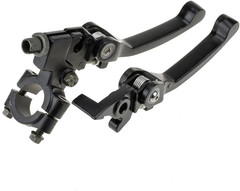 Black Chrome Clutch Brake Lever for 22Mm 7/8 Inch Handlebar 110Cc 125Cc 140Cc TT