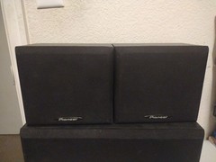PIONEER Surround Sound Speakers 3 Pce Set 50w 16ohm S-CR4000-K. B