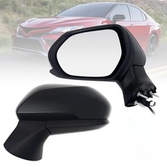 Driver Side View Mirror Compatible With L-Driver Side Textured Black-3 Pins
