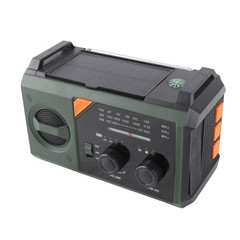 Emergency Radio AM FM WB 30000mAh Battery Solar Panel Radio For Household Use
