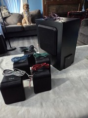 RCA RS2030B 5.1 home theater speaker system 100W wired Dolby TESTED Operational