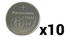 10 TEN PANASONIC CR1632 BULK CR 1632 3V LITHIUM COIN CELL BATTERY EXP 2033